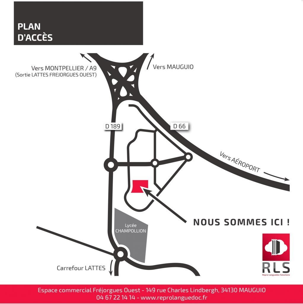 CONTACT-PLAN-D'ACCES-RLS-Montpellier-Fréjorgues-Ouest